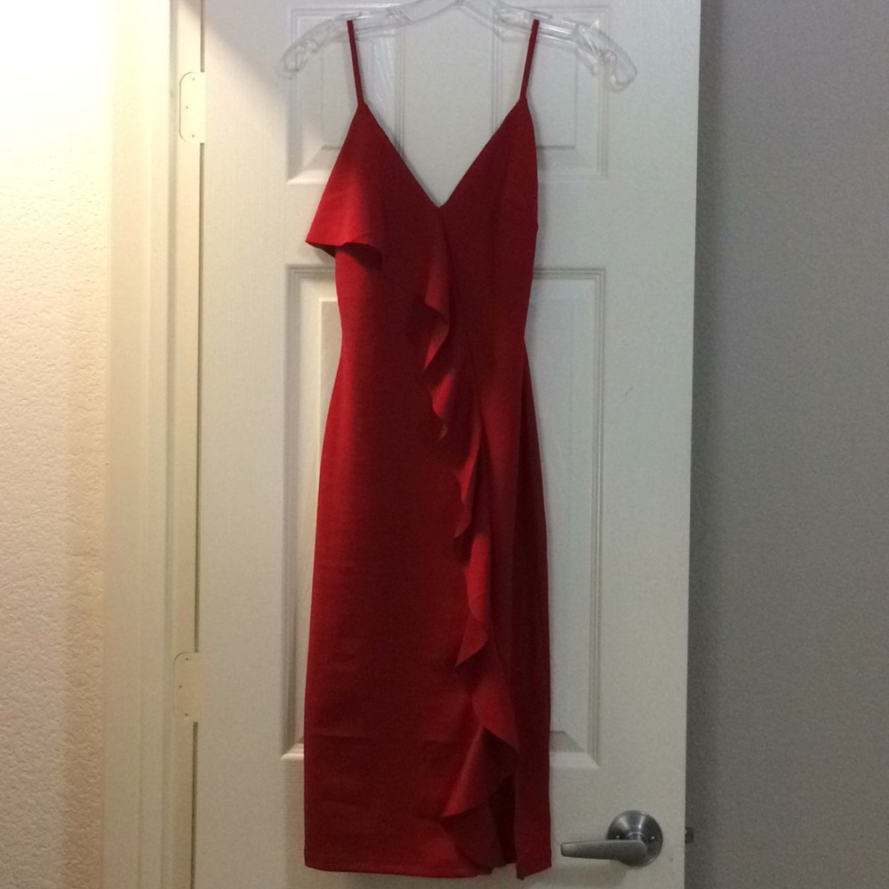 Beautiful sexy little red dress